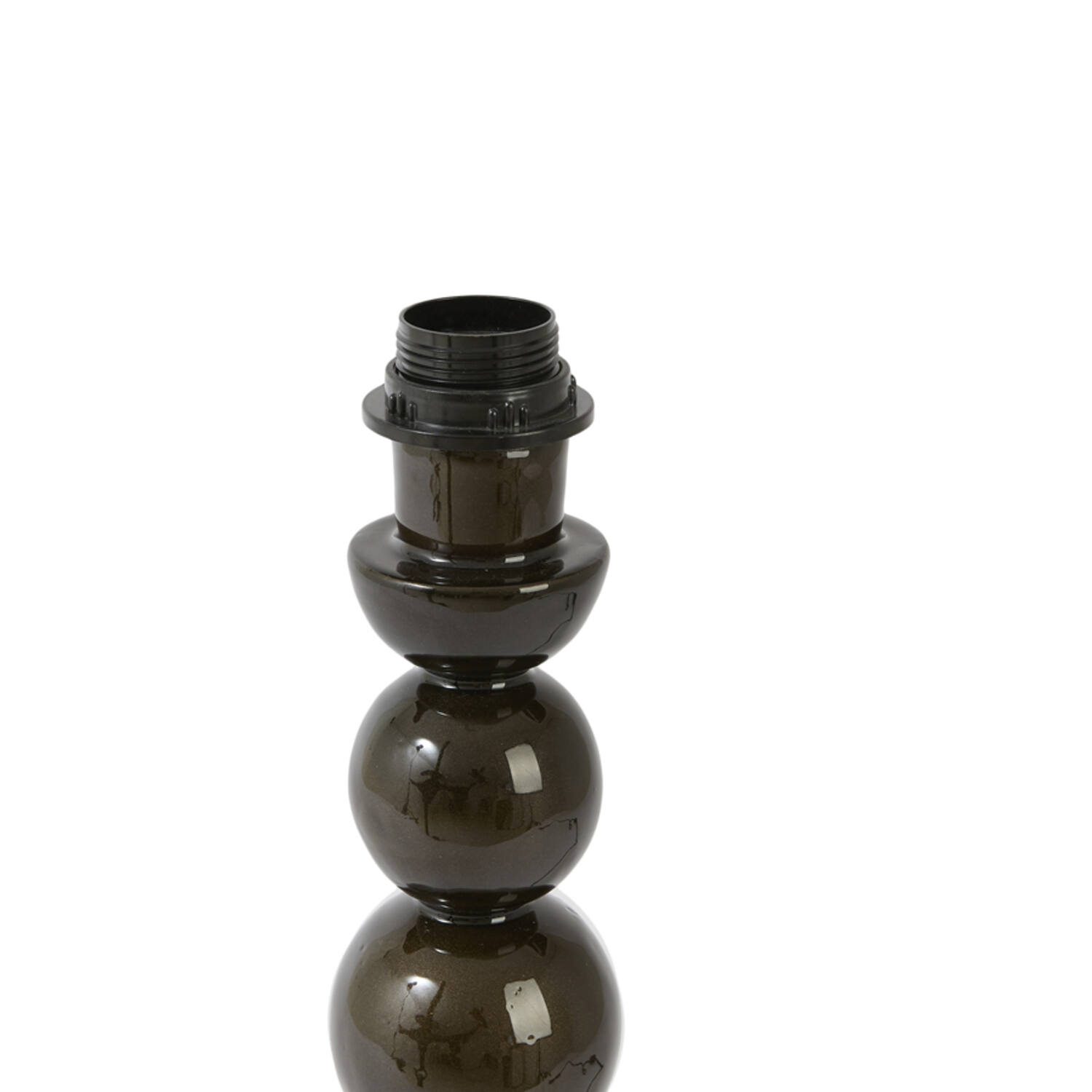 Lamp base Ø10x40,5 cm BARLES shiny brown-bronze