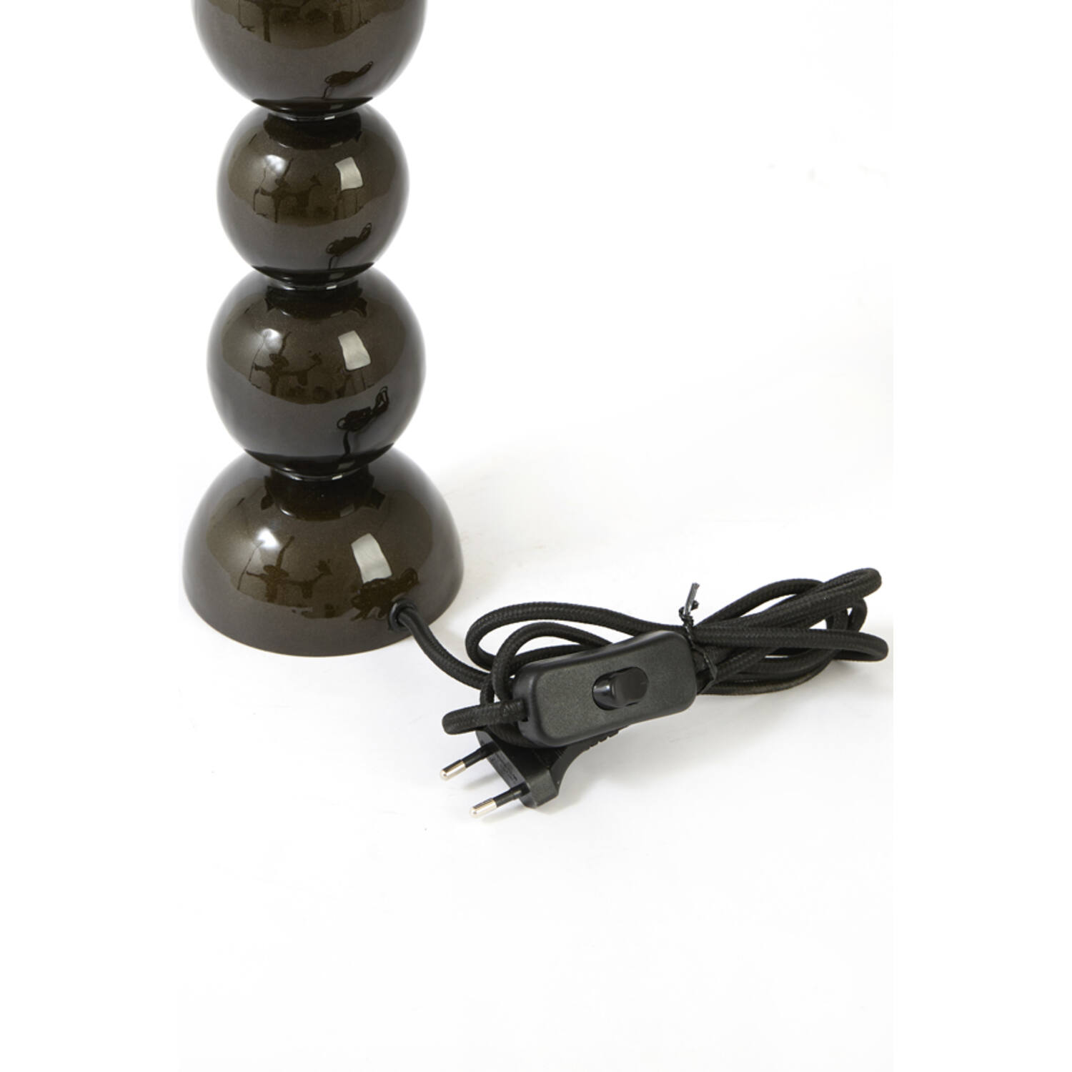 Lamp base Ø10x40,5 cm BARLES shiny brown-bronze