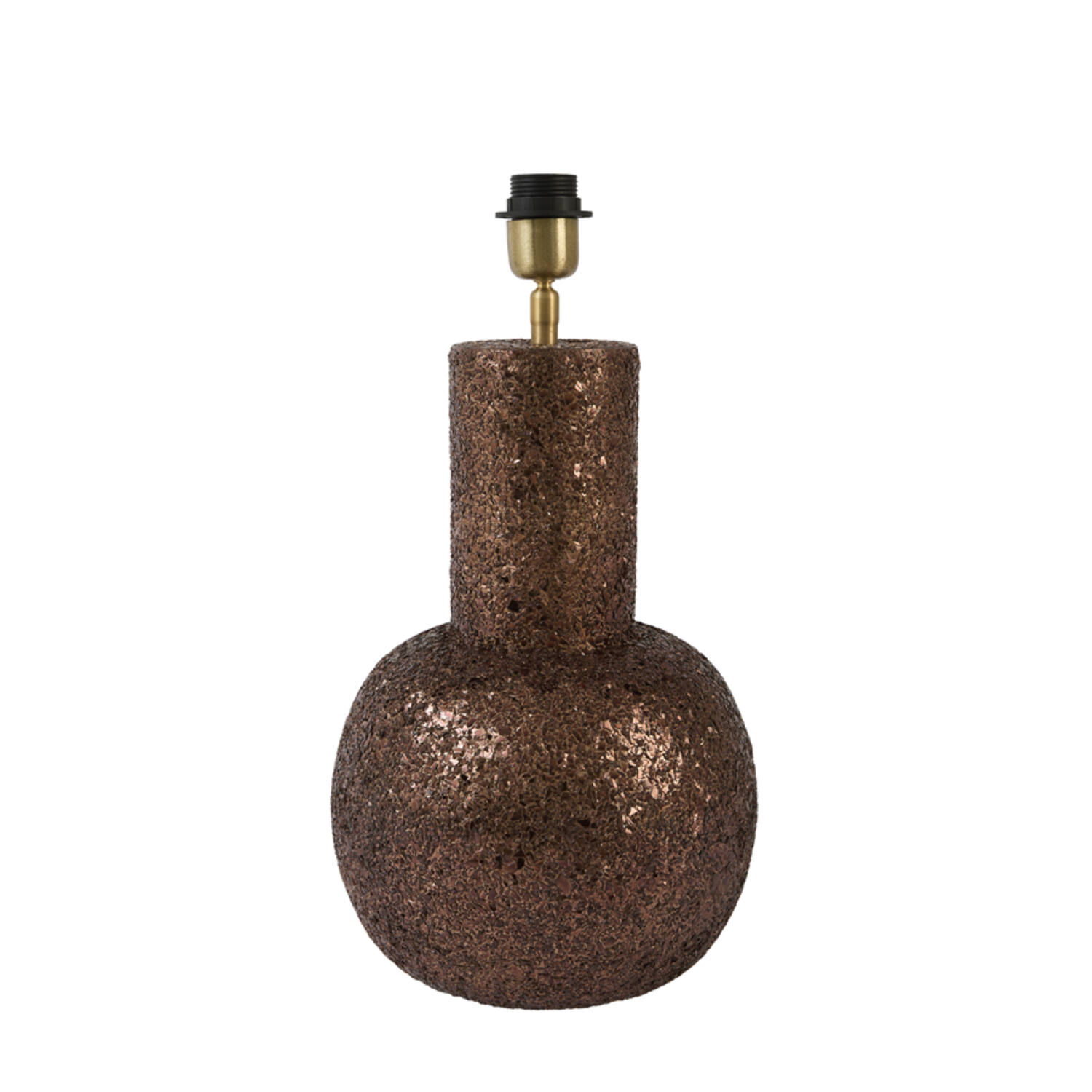 Lamp base Ø26x83 cm BURIRA glitter brown-bronze
