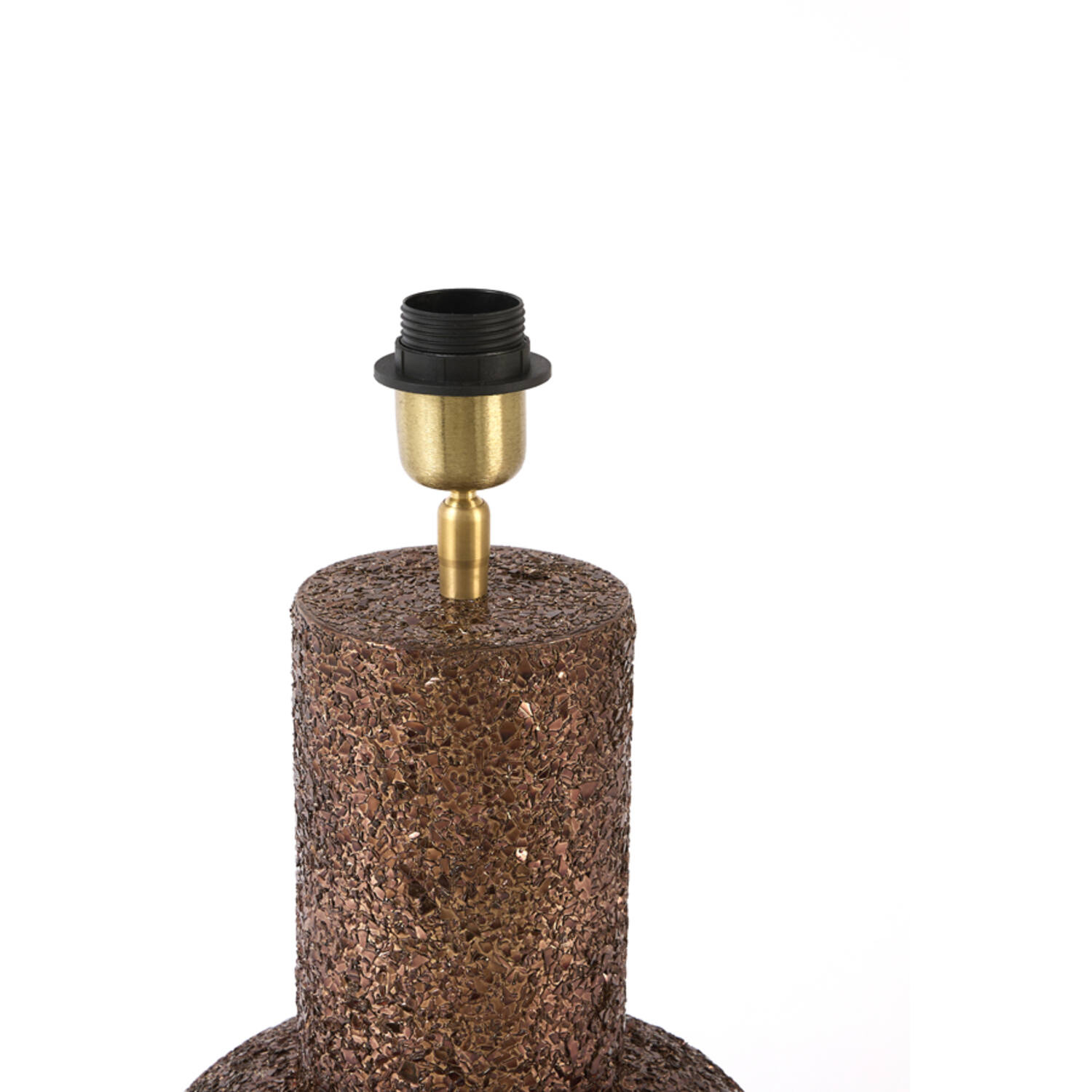 Lamp base Ø26x83 cm BURIRA glitter brown-bronze