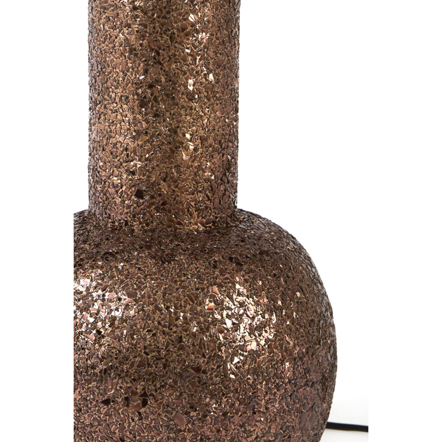 Lamp base Ø26x83 cm BURIRA glitter brown-bronze
