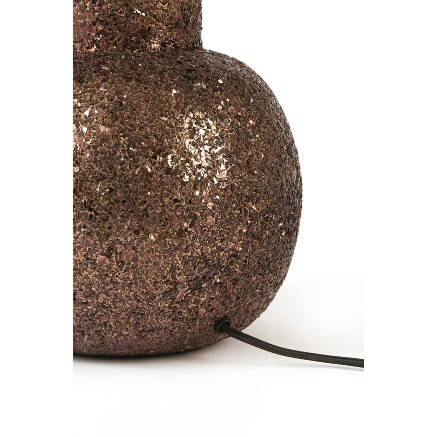 Lamp base Ø26x83 cm BURIRA glitter brown-bronze