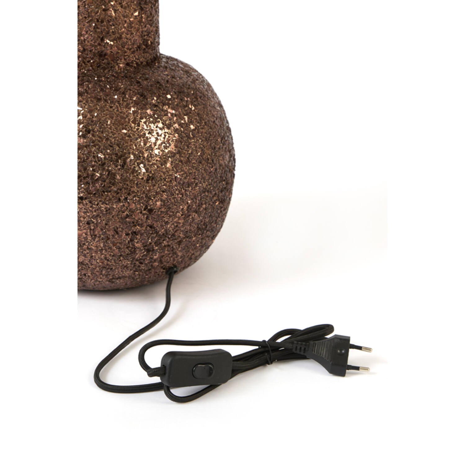 Lamp base Ø26x83 cm BURIRA glitter brown-bronze