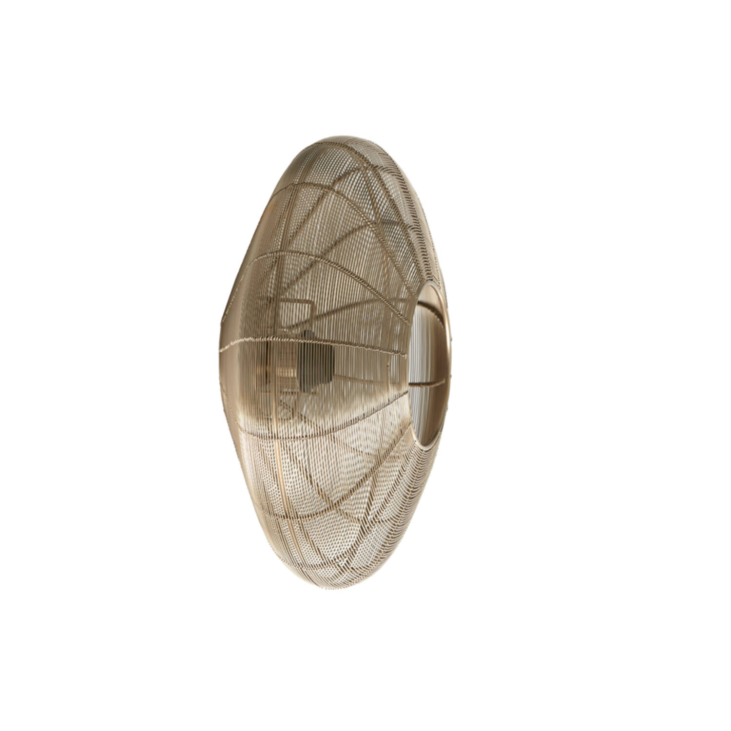 Ceiling lamp Ø40x17 cm BAHOTO light gold