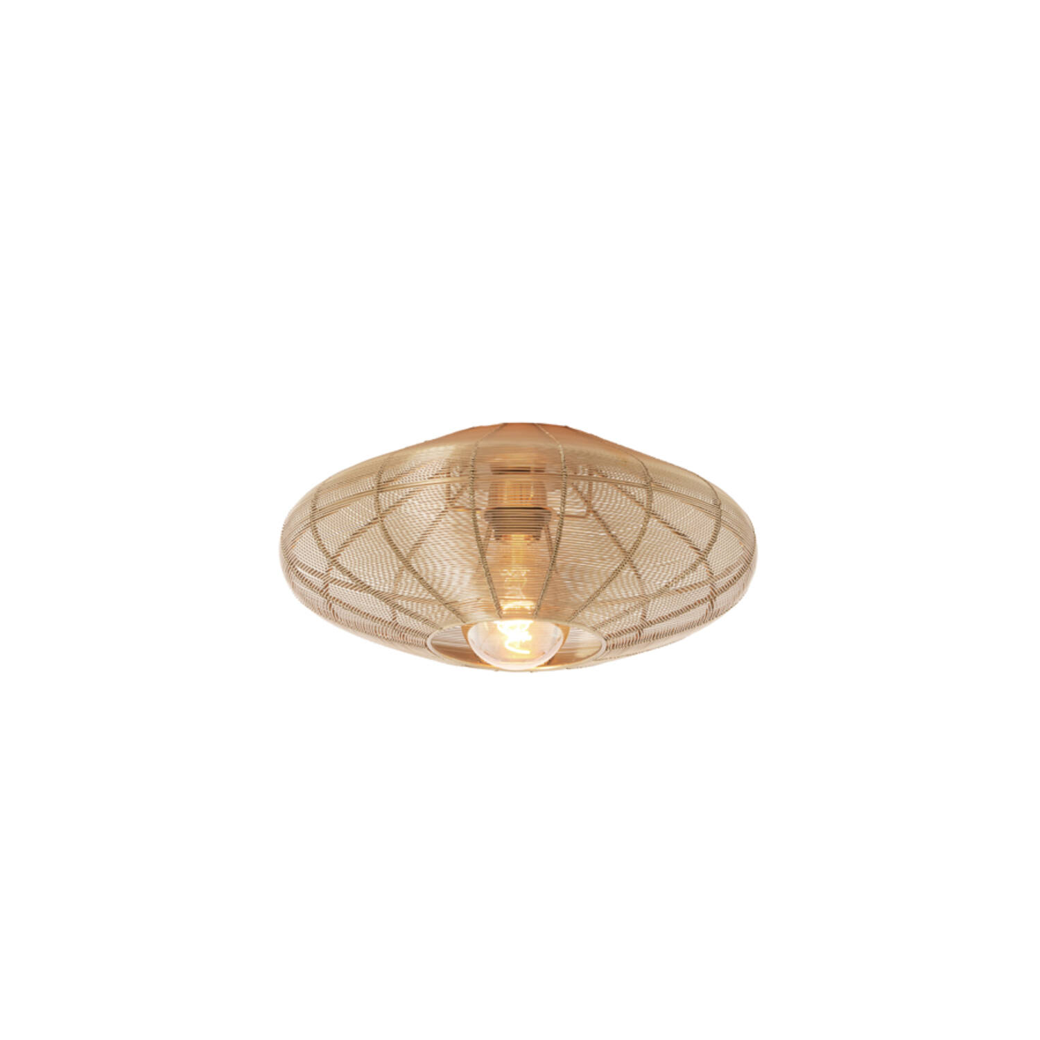 Ceiling lamp Ø40x17 cm BAHOTO light gold