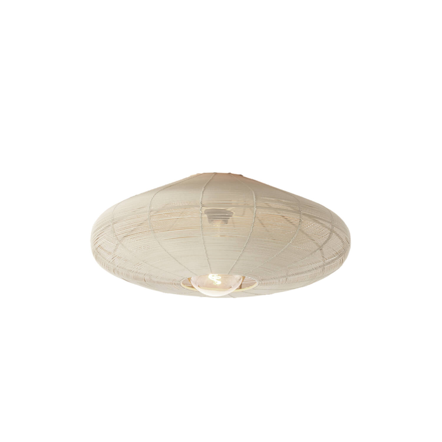 Ceiling lamp Ø51x18 cm BAHOTO matt cream