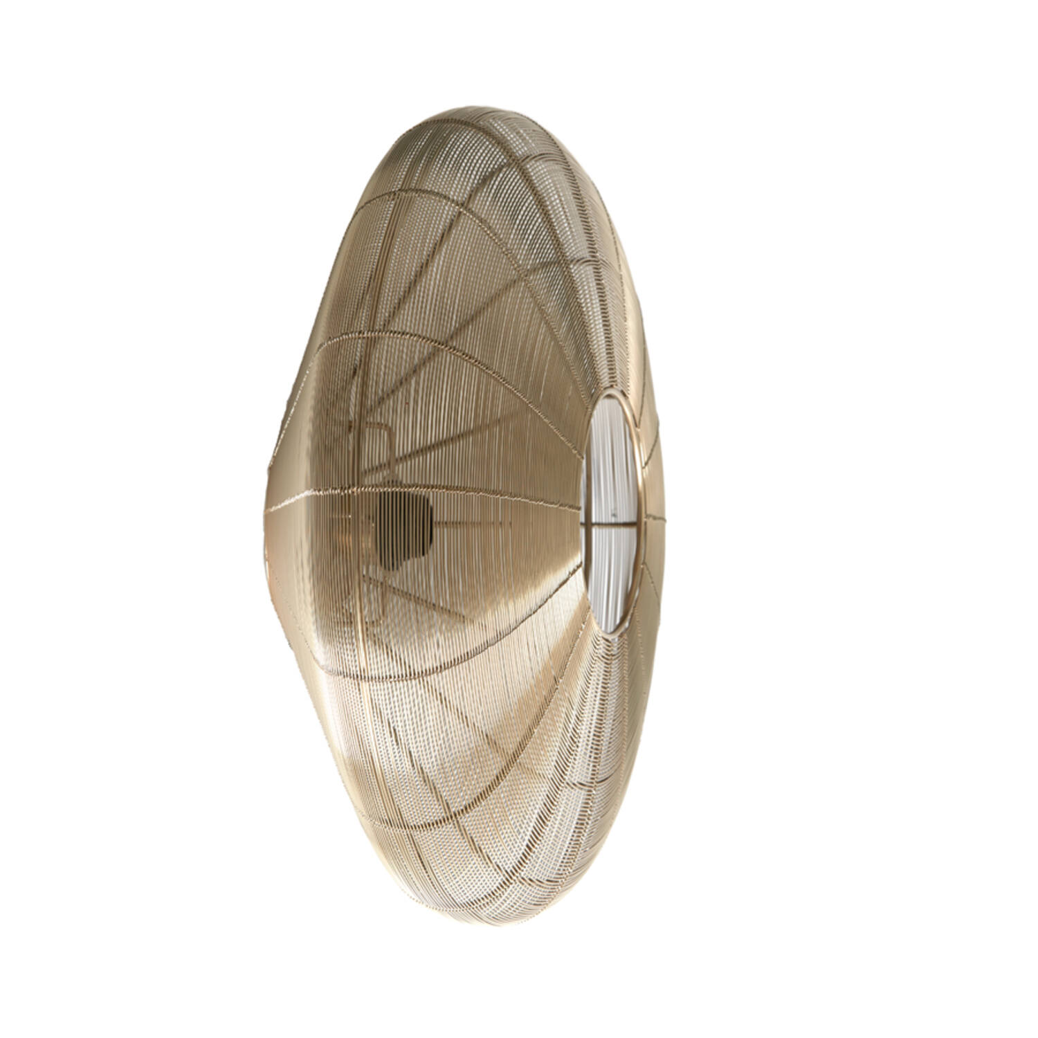 Ceiling lamp Ø51x18 cm BAHOTO light gold