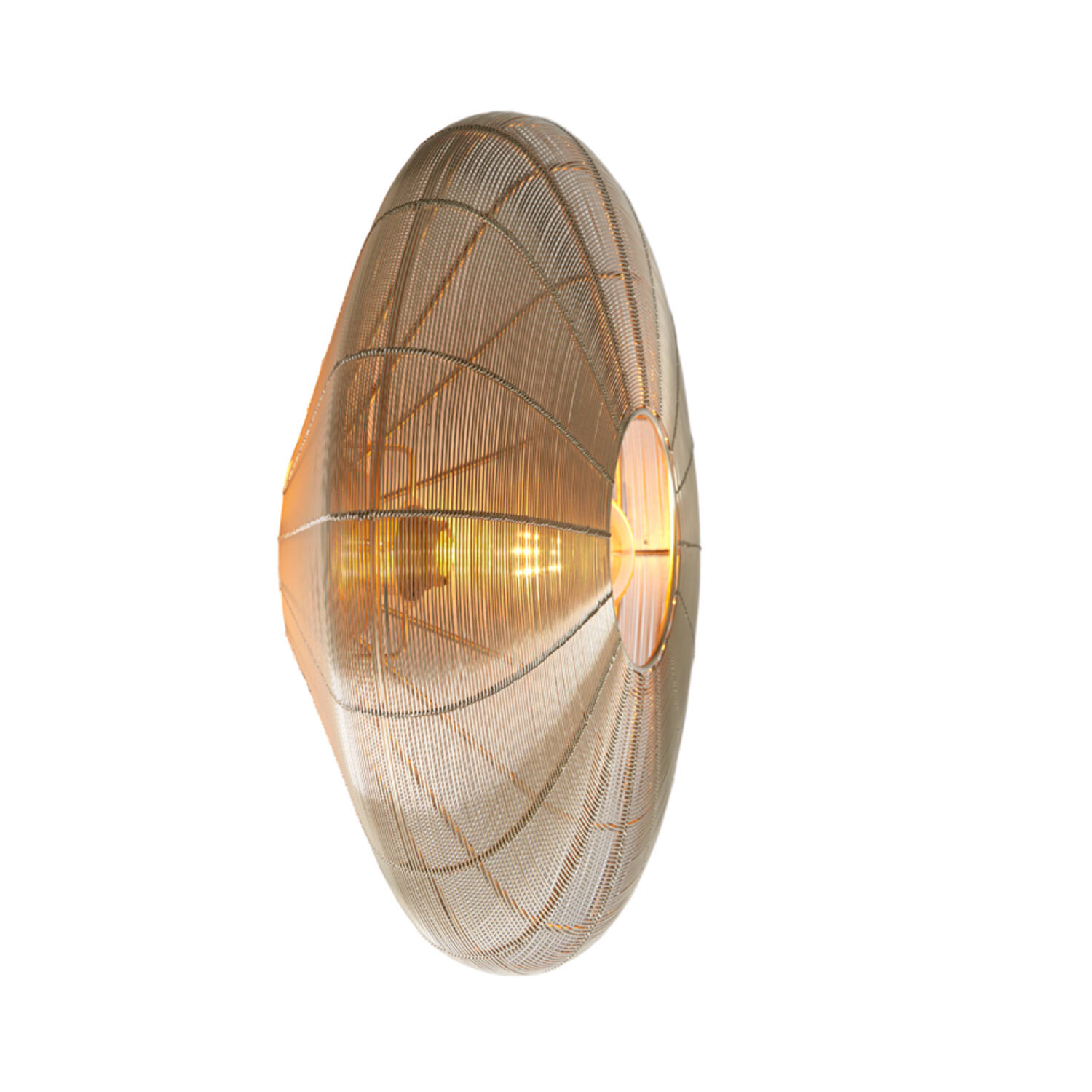 Ceiling lamp Ø51x18 cm BAHOTO light gold