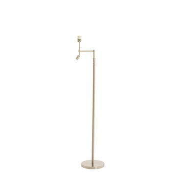 Vloerlamp Ø25x140 cm MONTANA nikkel satijn met LED