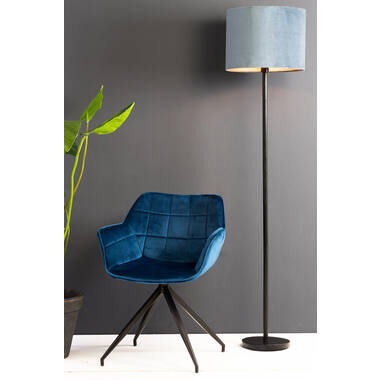Vloerlamp Ø25x148,5 cm WASHINGTON mat zwart