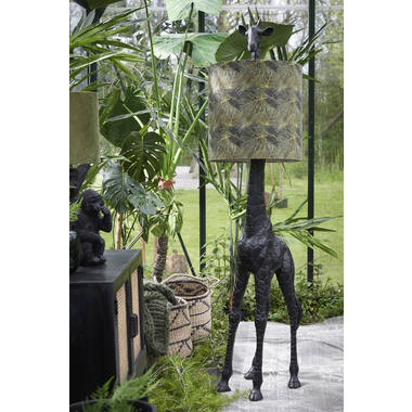 Vloerlamp 44x33,5x184 cm GIRAFFE zwart