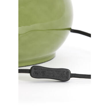 Lamp base Ø28,5x33 cm VERDE glass olive green