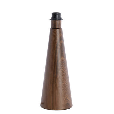 Lampvoet Ø14x40 cm DINAN hout print donker bruin