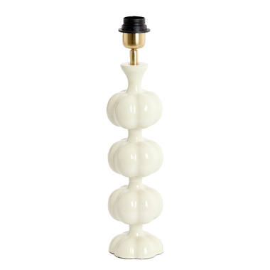 Lamp base Ø10x38 cm CALDAS shiny cream