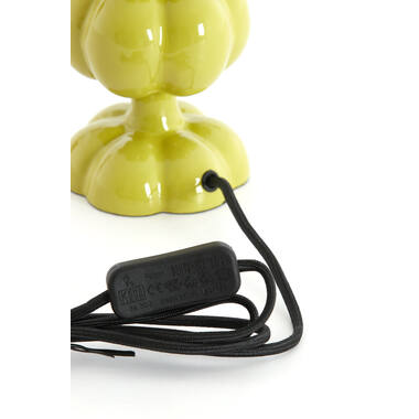 Lamp base Ø10x38 cm CALDAS shiny light green