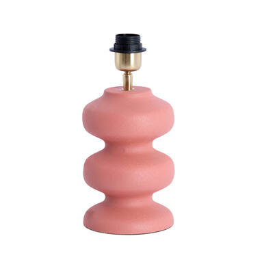Lamp base Ø15x24 cm SOROCA matt coral-pink