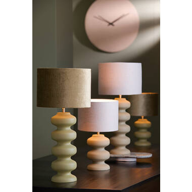 Lamp base Ø15x42 cm SOROCA matt olive green