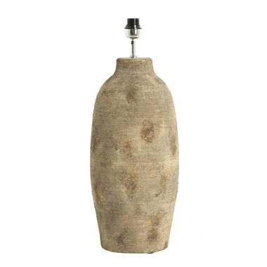 Lamp base Ø28x70 cm LUCENTE ceramics antique dark brown