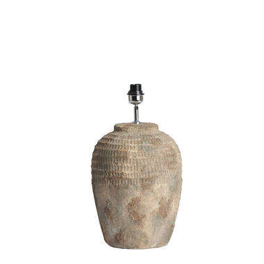 Lamp base Ø28,5x49 cm MINORA ceramics antique dark brown