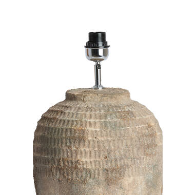 Lamp base Ø28,5x49 cm MINORA ceramics antique dark brown