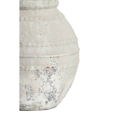Lamp base Ø28,5x42,5 cm VENTURA ceramics texture grey