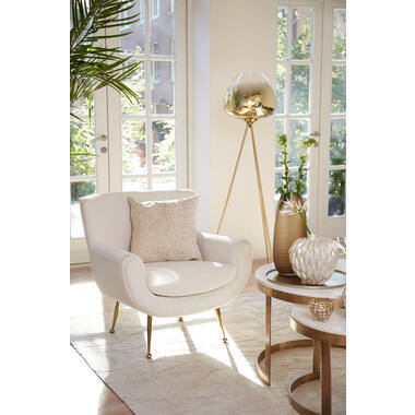 Vloerlamp driepoot Ø42x146 cm MAYSON glas goud-helder+goud