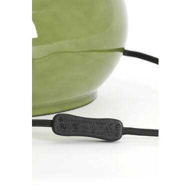 Lamp base Ø23x28,5 cm VERDE glass olive green