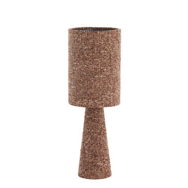 Table lamp Ø20x58 cm MICKY bouclé burgundy