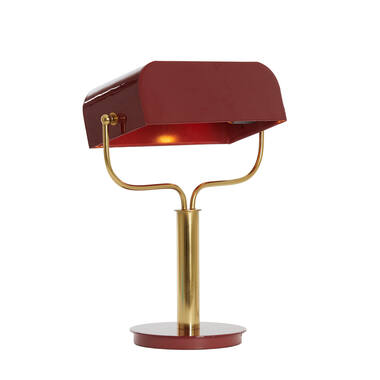 Tafellamp 37x14x43 cm AYER glanzend bordeaux+goud