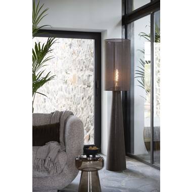 Vloerlamp Ø38x180 cm MICKY linnen bruin