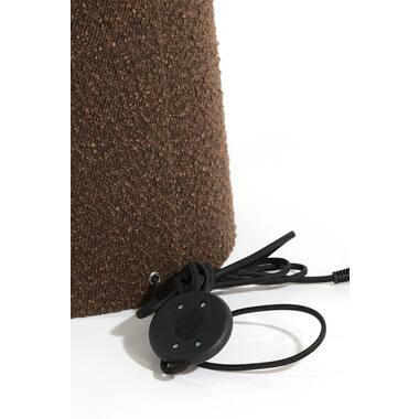 Vloerlamp Ø38x180 cm MICKY bouclé bruin