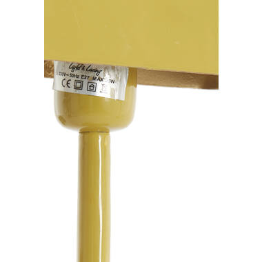 Tafellamp 20x10x36 cm ELENIE glans okergeel
