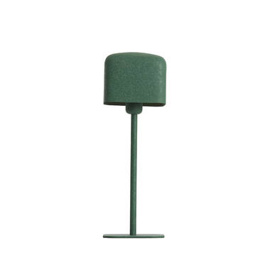 Tafellamp 15x15x46 cm ELENIE mat donker groen
