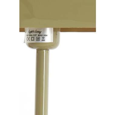 Table lamp 25x13x48 cm ELENIE shiny taupe