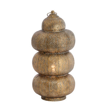 Table lamp Ø25x52 cm KAITO brown gold