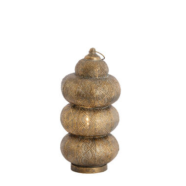 Table lamp Ø19,5x42 cm KAITO brown gold