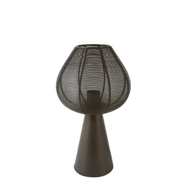 Table lamp Ø24x40 cm MARET matt brown-bronze