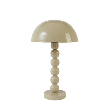 Table lamp Ø26x43 cm KRADINU shiny light grey