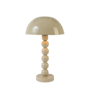 Table lamp Ø26x43 cm KRADINU shiny light grey