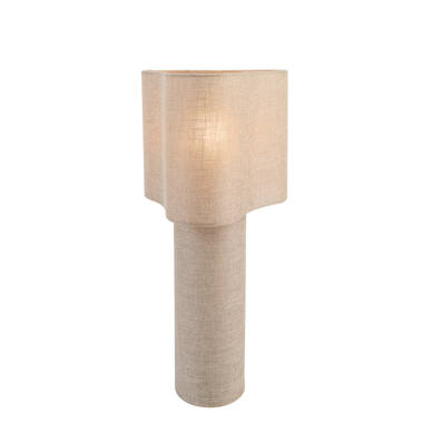 Table lamp Ø25x50 cm BRANY linen light brown