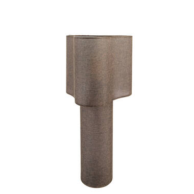 Table lamp Ø25x50 cm BRANY linen dark brown