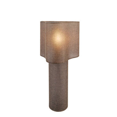 Table lamp Ø25x50 cm BRANY linen dark brown