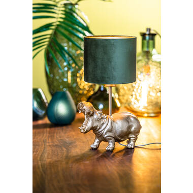 Kap cilinder 20-20-15 cm VELOURS dutch green