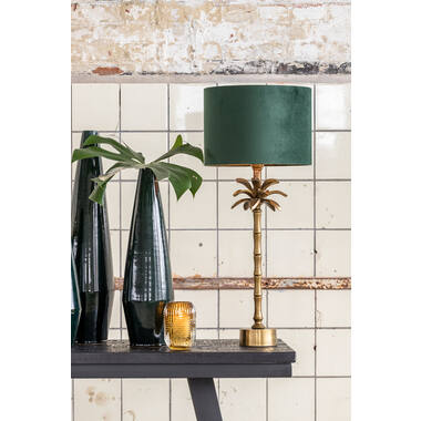 Kap cilinder 25-25-18 cm VELOURS dutch green
