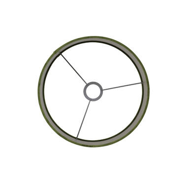 Shade cylinder 25-25-18 cm VELOURS olive green
