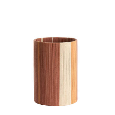 Shade cylinder 25-25-36 cm MEDAN coral+terra+cream