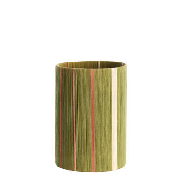 Shade cylinder 25-25-36 cm MEDAN green+pink+cream