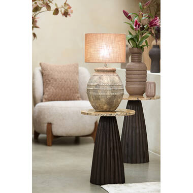 Shade cylinder 30-30-21 cm AIKO brown
