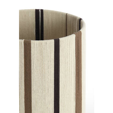 Kap cilinder 30-30-40 cm MEDAN crème+bruin+donker bruin