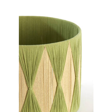 Kap cilinder 40-40-30 cm HANNAH groen+mint groen